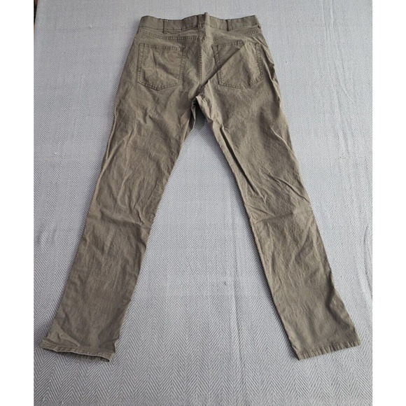 Member's Mark Mason Chino Men's W34xL32 Green Stretch Style M721480 5 Pocket - Picture 2 of 16